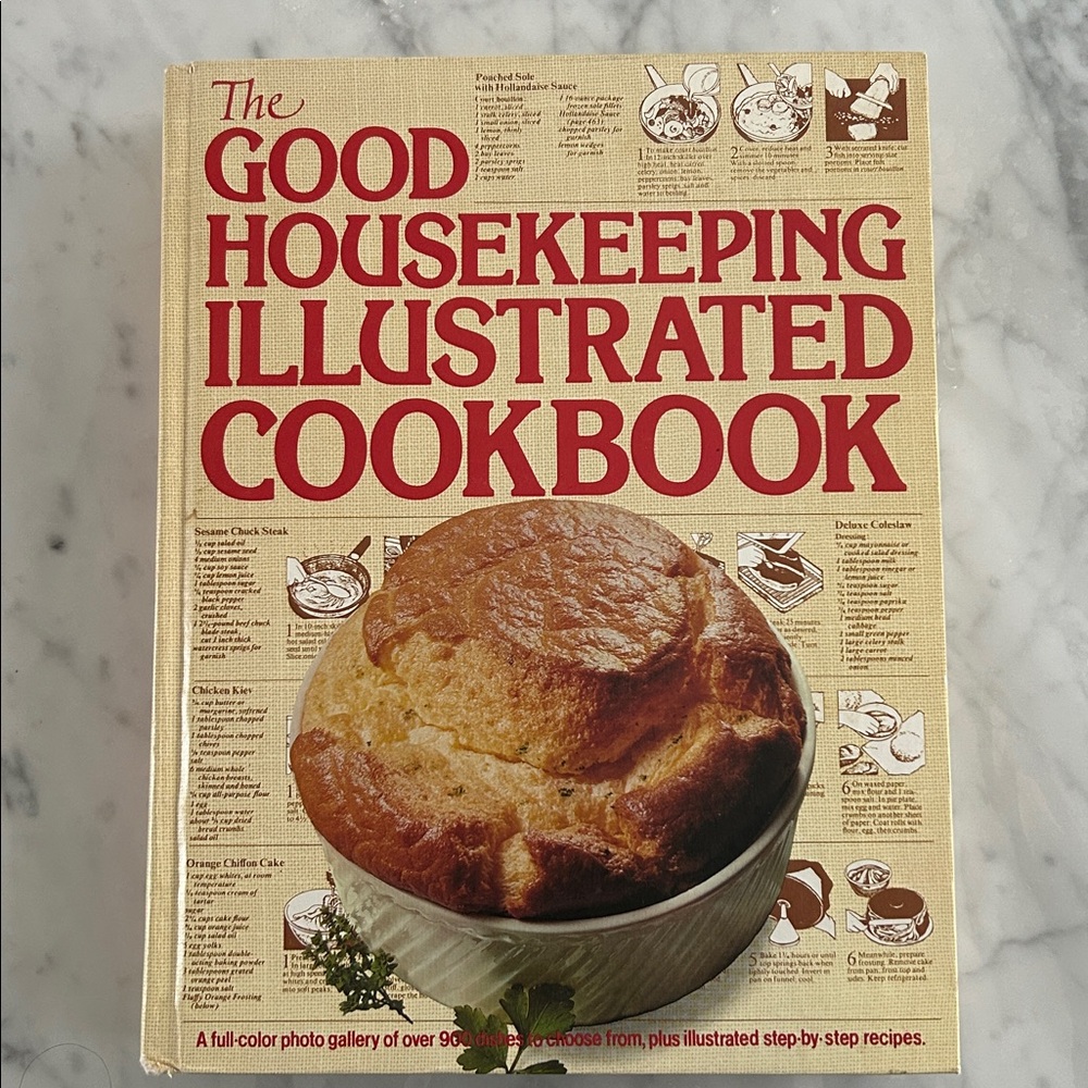 1980 The Good Housekeeping Illustrated Cookbook Vintage, Hardcover